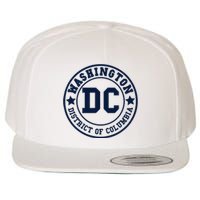 Washington Dc Athletic Throwback Wool Snapback Cap