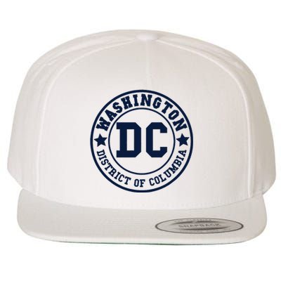 Washington Dc Athletic Throwback Wool Snapback Cap