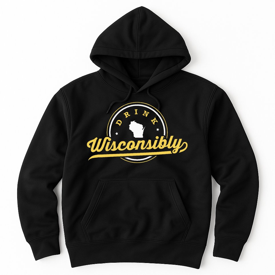 Wisconsin Drinking Alcoholic Wisconsinites Funny Beer Lover Hoodie