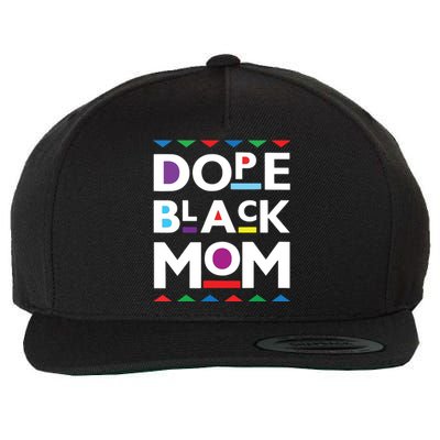 Womens Dope Black Mom History Dope Black Mother Wool Snapback Cap