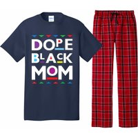 Womens Dope Black Mom History Dope Black Mother Pajama Set