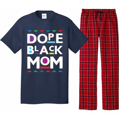 Womens Dope Black Mom History Dope Black Mother Pajama Set