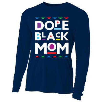 Womens Dope Black Mom History Dope Black Mother Cooling Performance Long Sleeve Crew