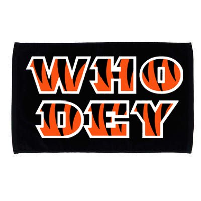 Who Dey Bengals Sports Microfiber Hand Towel