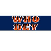 Who Dey Bengals Sports Bumper Sticker