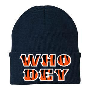 Who Dey Bengals Sports Knit Cap Winter Beanie