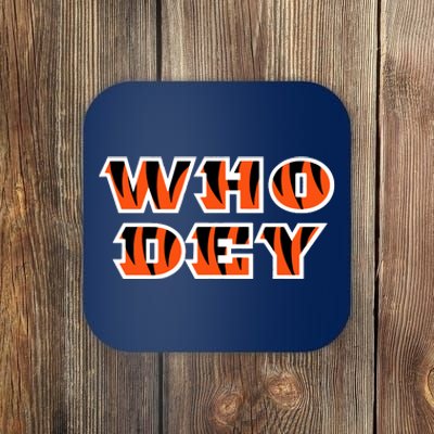 Who Dey Bengals Sports Coaster