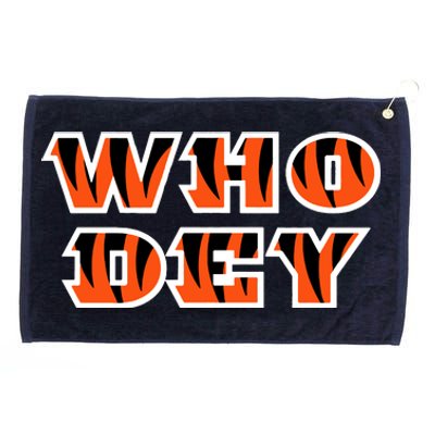 Who Dey Bengals Sports Grommeted Golf Towel