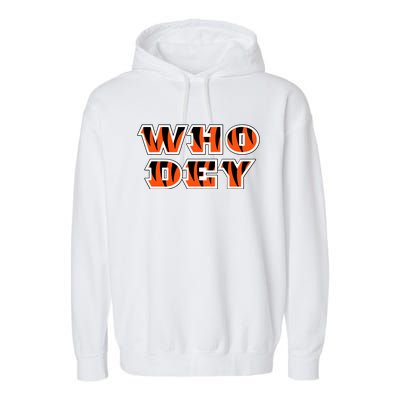 Who Dey Bengals Sports Garment-Dyed Fleece Hoodie