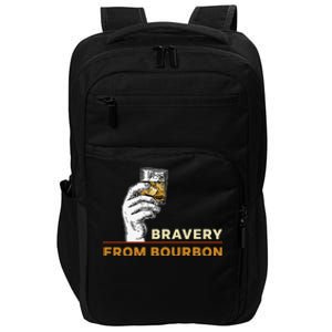 Whisky Drinkers Bravery Bourbon Drinkers Lovers Boho Impact Tech Backpack