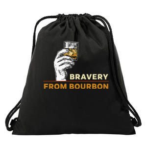 Whisky Drinkers Bravery Bourbon Drinkers Lovers Boho Drawstring Bag