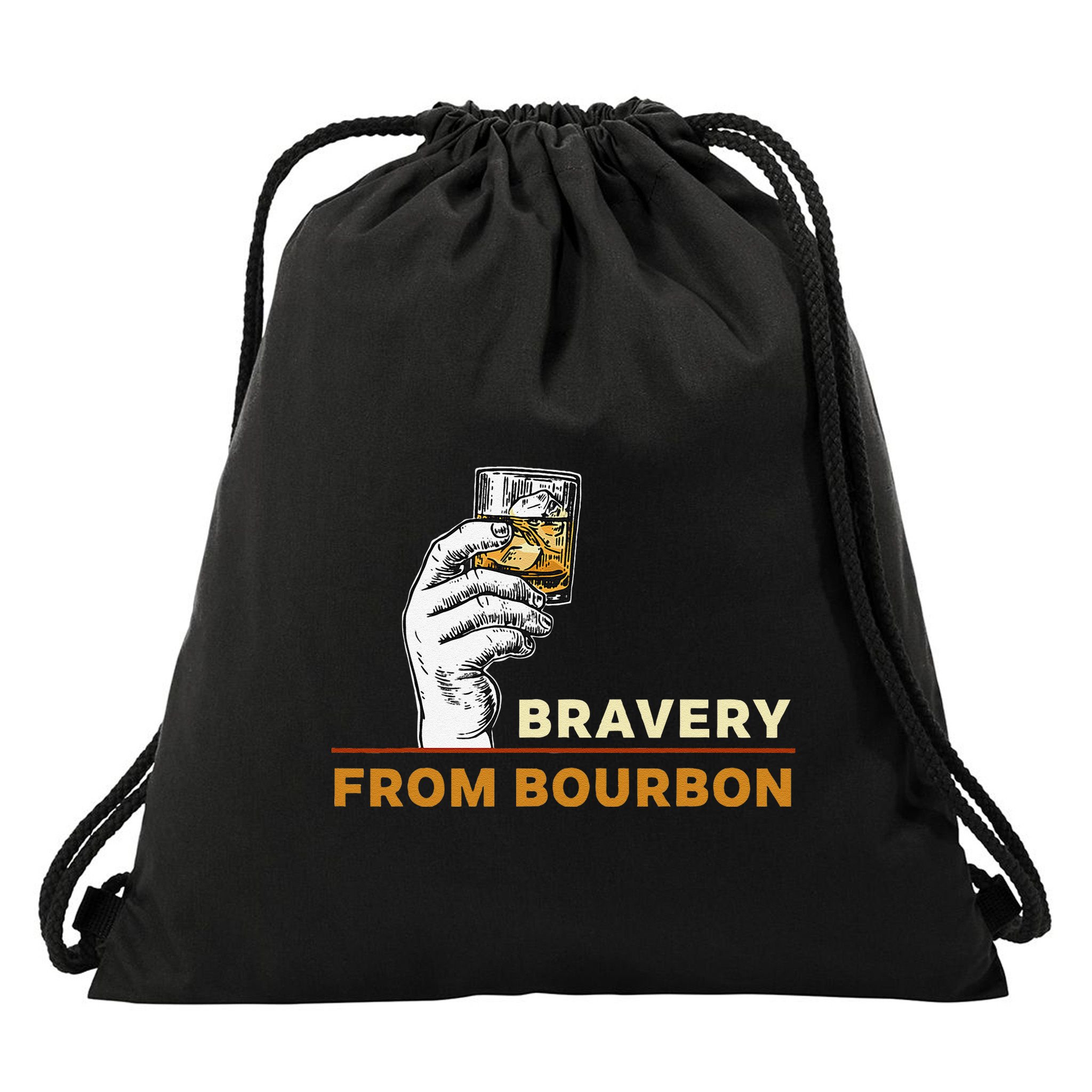 Whisky Drinkers Bravery Bourbon Drinkers Lovers Boho Drawstring Bag