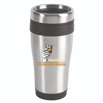 Whisky Drinkers Bravery Bourbon Drinkers Lovers Boho 16oz Travel Tumbler