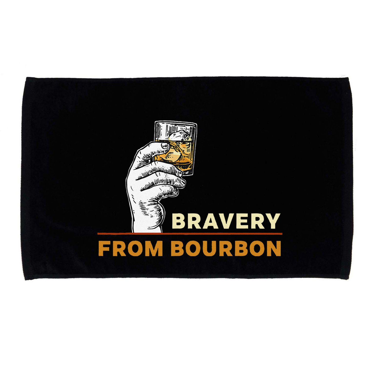 Whisky Drinkers Bravery Bourbon Drinkers Lovers Boho Microfiber Hand Towel