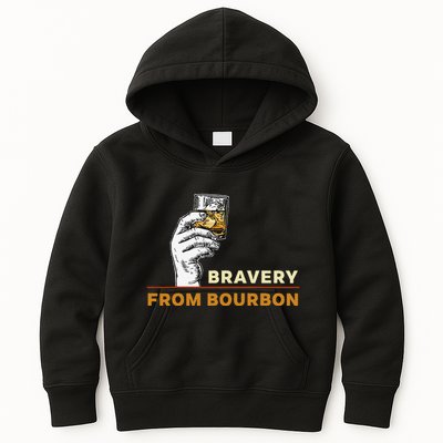 Whisky Drinkers Bravery Bourbon Drinkers Lovers Boho Kids Hoodie