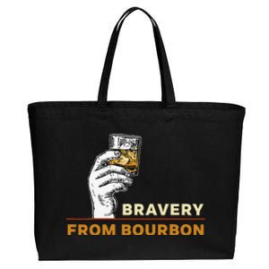 Whisky Drinkers Bravery Bourbon Drinkers Lovers Boho Cotton Canvas Jumbo Tote