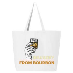 Whisky Drinkers Bravery Bourbon Drinkers Lovers Boho 25L Jumbo Tote