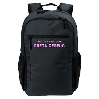 Written Directed By Greta Gerwig Daily Commute Backpack