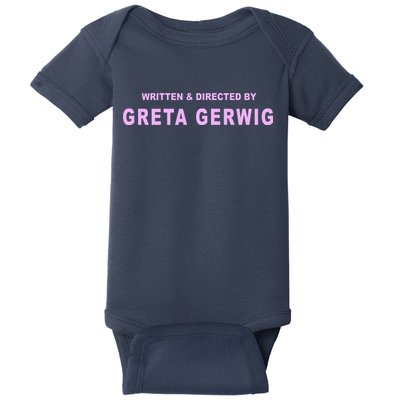 Written Directed By Greta Gerwig Baby Bodysuit