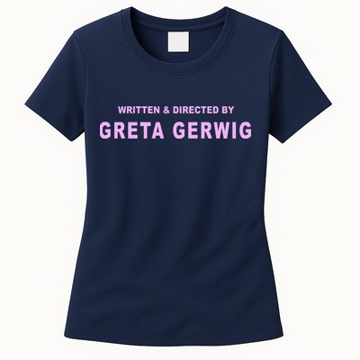 Written Directed By Greta Gerwig Womens T-Shirt