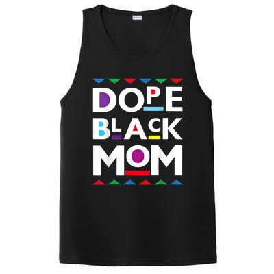 Womens Dope Black Mom History Dope Black Mother PosiCharge Competitor Tank