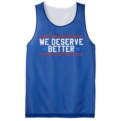 We Deserve Better USA Trump Protest Mesh Reversible Basketball Jersey Tank