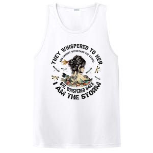 Womens Dragonfly Black Women She Whispered Back I Am The Storm PosiCharge Competitor Tank