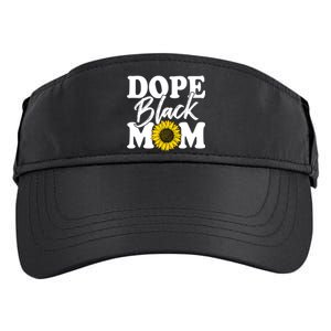 Wo Dope Black Mom Afro American Messy Bun Mathers Day Gift Adult Drive Performance Visor