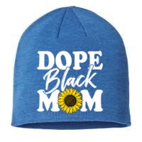 Wo Dope Black Mom Afro American Messy Bun Mathers Day Gift Sustainable Beanie