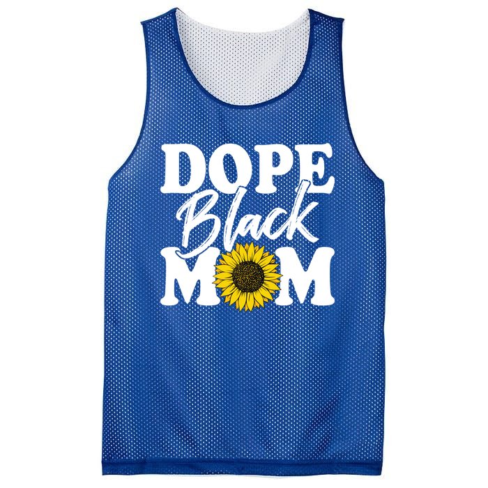 Wo Dope Black Mom Afro American Messy Bun Mathers Day Gift Mesh Reversible Basketball Jersey Tank