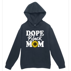 Wo Dope Black Mom Afro American Messy Bun Mathers Day Gift Urban Pullover Hoodie