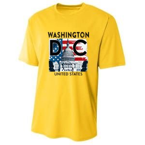 Washington Dc Capitol Hill Usa Souvenirs Youth Performance Sprint T-Shirt