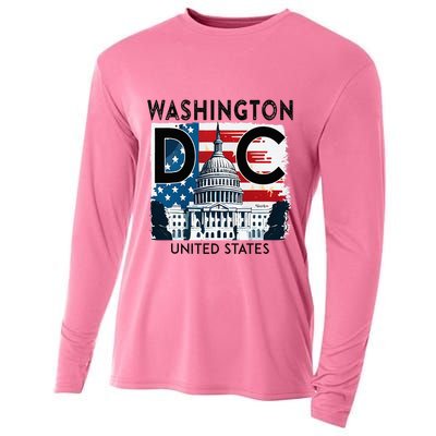 Washington Dc Capitol Hill Usa Souvenirs Cooling Performance Long Sleeve Crew