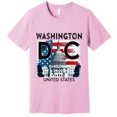 Washington Dc Capitol Hill Usa Souvenirs Premium T-Shirt