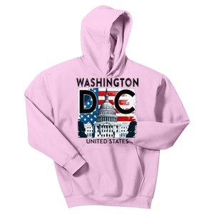 Washington Dc Capitol Hill Usa Souvenirs Kids Hoodie