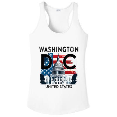 Washington Dc Capitol Hill Usa Souvenirs Ladies PosiCharge Competitor Racerback Tank