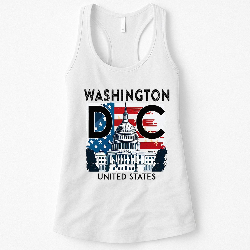 Washington Dc Capitol Hill Usa Souvenirs Womens Tank Top