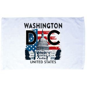 Washington Dc Capitol Hill Usa Souvenirs Microfiber Hand Towel