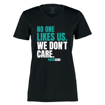 We Dont Care No One Likes Us Vintage Women's Momentum V-Neck T-Shirt