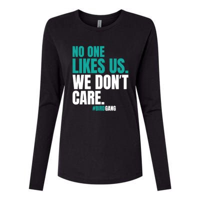 We Dont Care No One Likes Us Vintage Womens Cotton Relaxed Long Sleeve T-Shirt