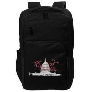 Washington Dc Capitol Hill Usa Souvenir Cherry Blossoms Gift Impact Tech Backpack