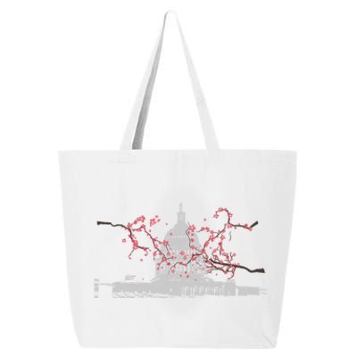 Washington Dc Capitol Hill Usa Souvenir Cherry Blossoms Gift 25L Jumbo Tote