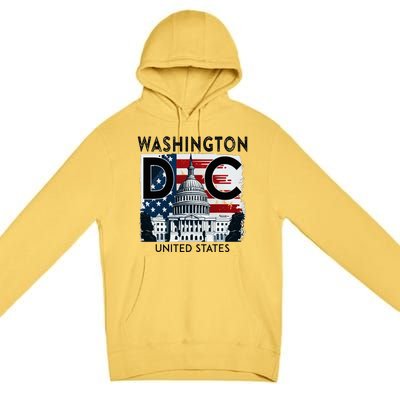 Washington Dc Capitol Hill Usa Souvenirs Gifts Premium Pullover Hoodie