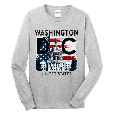 Washington Dc Capitol Hill Usa Souvenirs Gifts Tall Long Sleeve T-Shirt