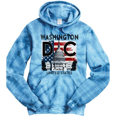 Washington Dc Capitol Hill Usa Souvenirs Gifts Tie Dye Hoodie