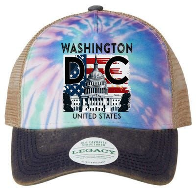 Washington Dc Capitol Hill Usa Souvenirs Gifts Legacy Tie Dye Trucker Hat