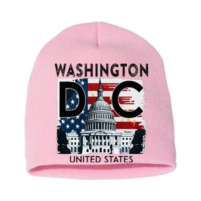 Washington Dc Capitol Hill Usa Souvenirs Gifts Short Acrylic Beanie