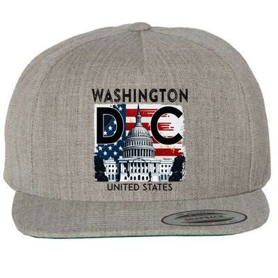 Washington Dc Capitol Hill Usa Souvenirs Gifts Wool Snapback Cap