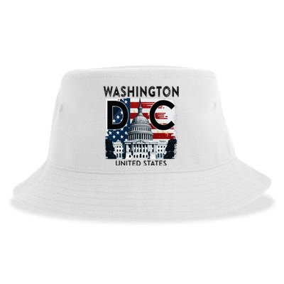 Washington Dc Capitol Hill Usa Souvenirs Gifts Sustainable Bucket Hat