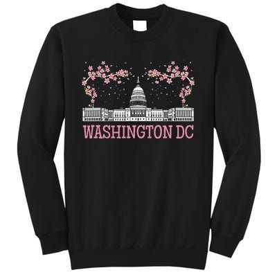 Washington Dc Cherry Blossom Monument Sweatshirt